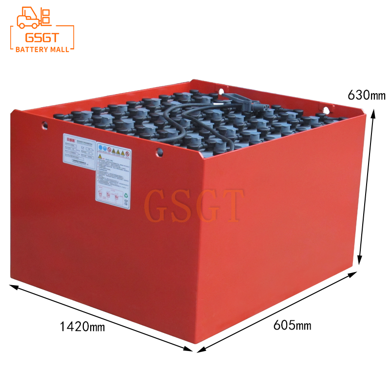 10HPZS1200 Linde E80 forklift battery 2x40V accessories