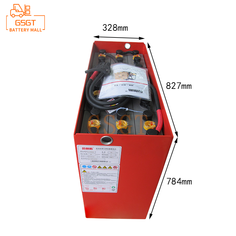 24V 12-5PZS750 lead-acid traction battery Linde L16R 1.6 tons pallet car special