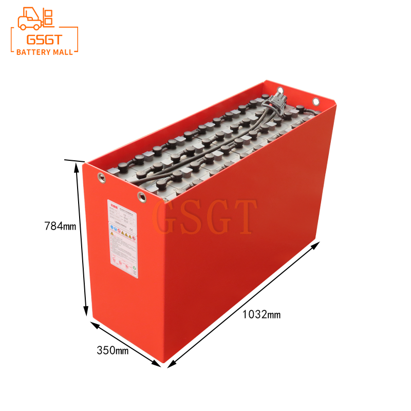 1.6 tons LinDE R16N forward lift truck battery 3PZS420 48V 420Ah