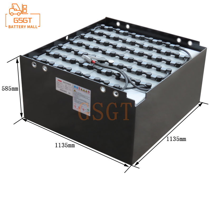  6HPzS630 Model Supply 80V E120XN Forklift Battery Parameter Table