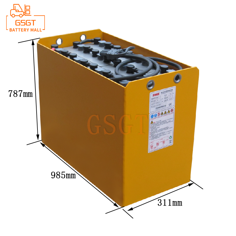  24V/4HPzS620 Lead-Acid Battery for ForkLifts and Hyster N30XMR3 Special Battery for ForkLifts