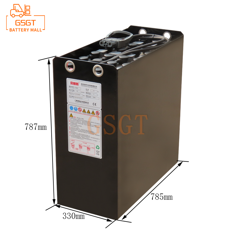  Battery Manufacturer for Hyster B80Z Forklift 4DCS600A/24V Electric Material Handling Vehicle